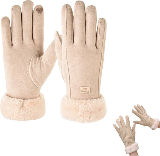Winter Gloves - Touchscreen Winter Gloves - Winter Gloves - Warm - Women's - Windproof - Winter Gloves - One V1188-MS101-01282-1