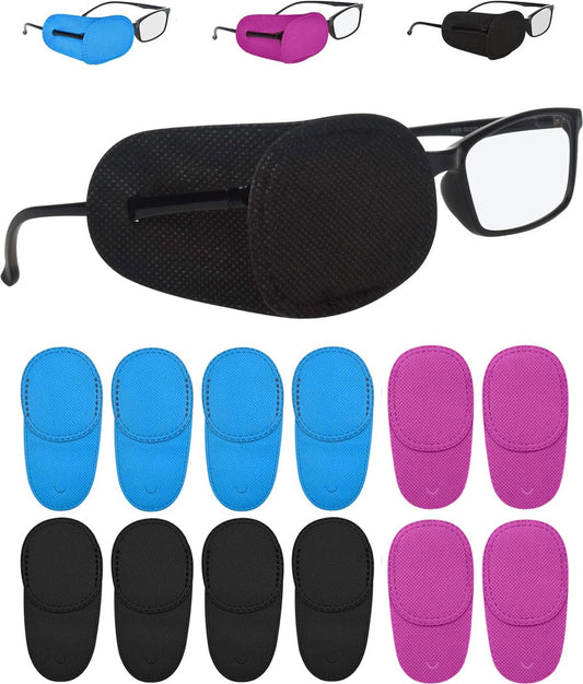 Eye Patch - 12 Pieces - Eye Patch - Eye Treatment - Reusable - For Lazy Eye Or After Surgery - Laser Eye V1188-MS101-01297-1