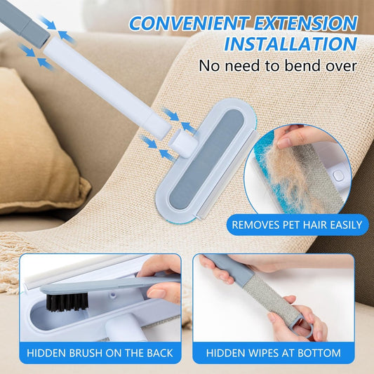Set of 4 - Pet Silent Hair Removal Gloves - Pet Hair Removal Brush - Pet Grooming Glove - Hair Removal Gloves V1188-MS101-01299-1