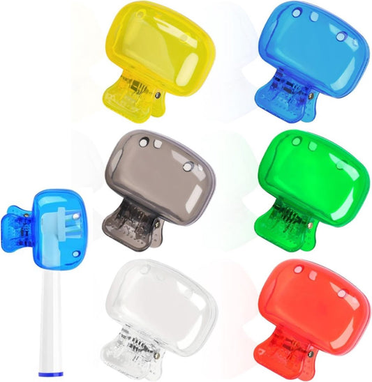 Electric Toothbrush Protective Cap - 6 Pieces - Toothbrush Holder - Protective Cover for Toothbrush Heads - V1188-MS101-01304-1