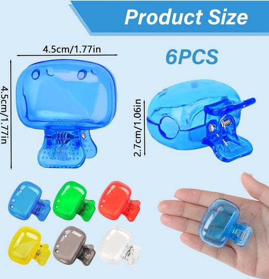 Electric Toothbrush Protective Cap - 6 Pieces - Toothbrush Holder - Protective Cover for Toothbrush Heads - V1188-MS101-01304-1