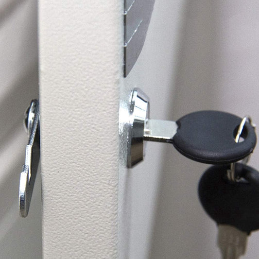 Tilt Lock - 10 Pieces - Locker Lock - Letterbox Lock - 16 mm - Includes 20 Keys - Furniture Lock - Drawer V1188-MS101-01320-1