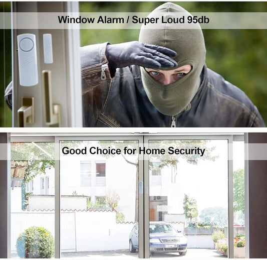 Alarm - 6-piece - Professional door/window alarm - Siren - Security Siren - Wireless anti-burglary alarm - V1188-MS101-01321-1