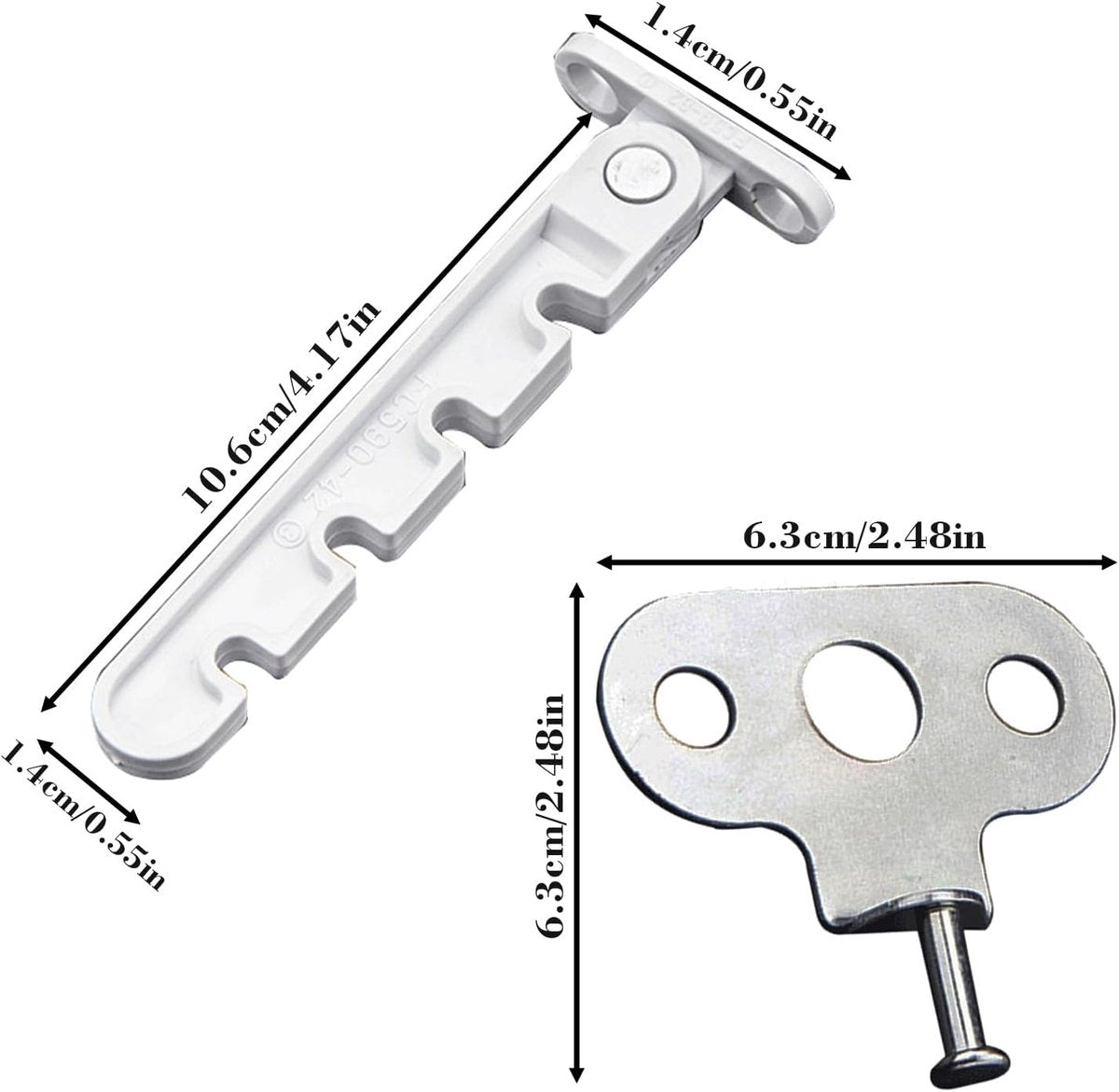 Pieces Window Stopper - Window Limiter - Window Stay - Window Security - Window Tilt Regulator for Adjusting V1188-MS101-01336-1