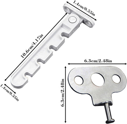 Pieces Window Stopper - Window Limiter - Window Stay - Window Security - Window Tilt Regulator for Adjusting V1188-MS101-01336-1