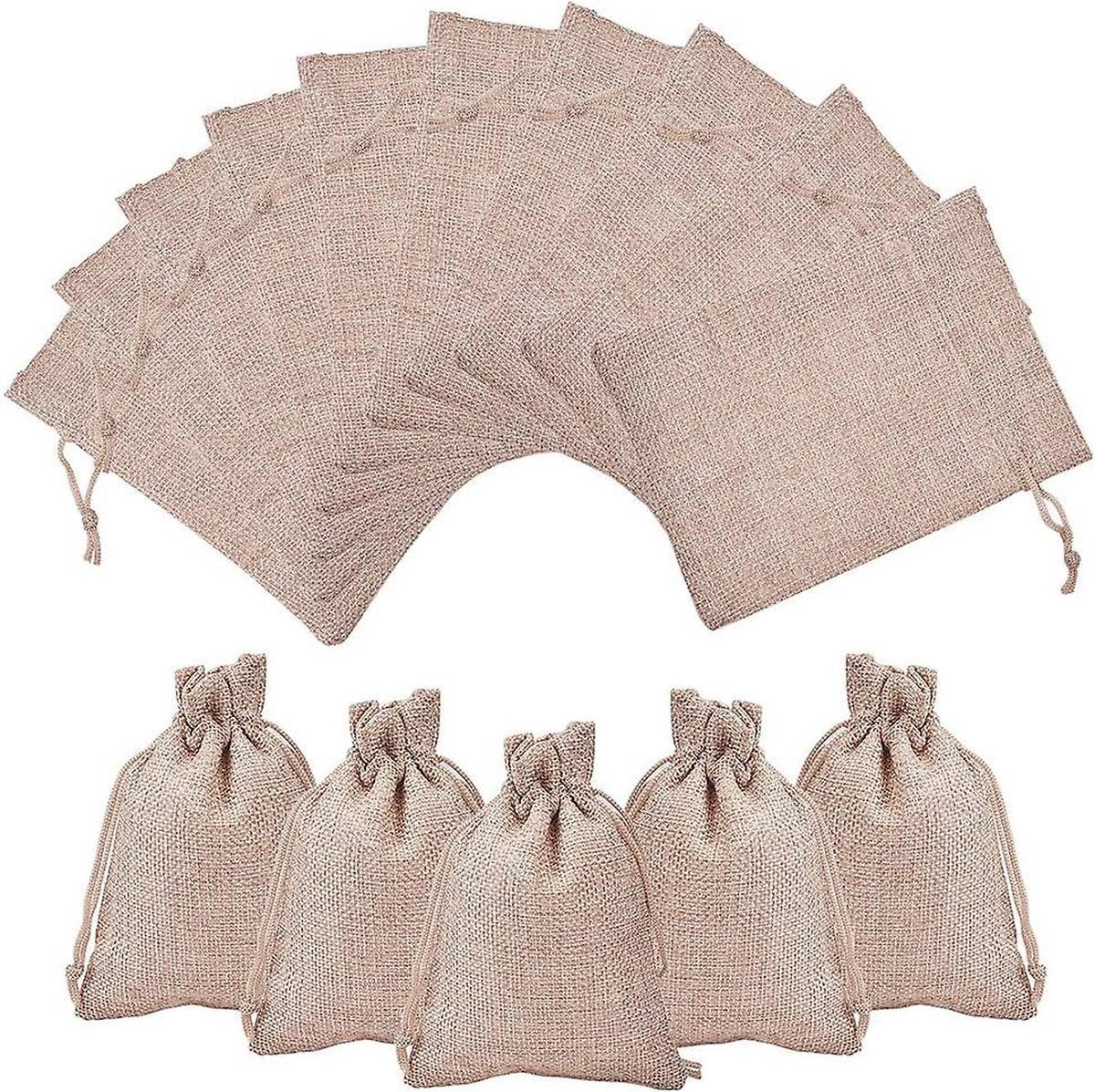 Jute Bags - 7 x 9 cm - 50 Pieces V1188-MS101-01348-1