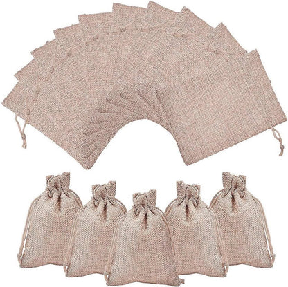 Jute Bags - 7 x 9 cm - 50 Pieces V1188-MS101-01348-1