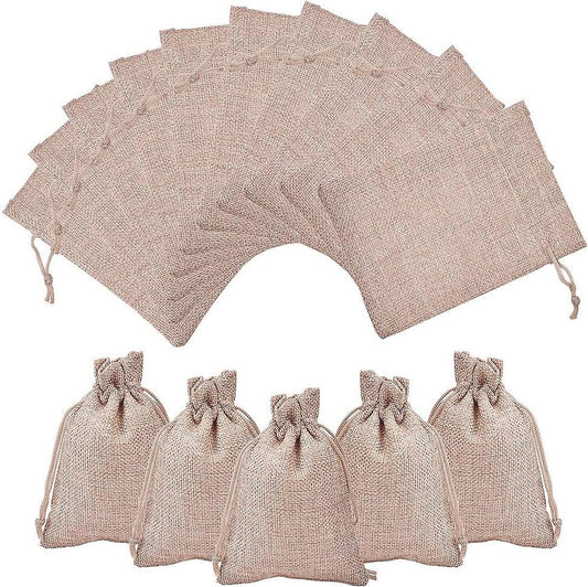Jute Bags - 7 x 9 cm - 50 Pieces V1188-MS101-01348-1