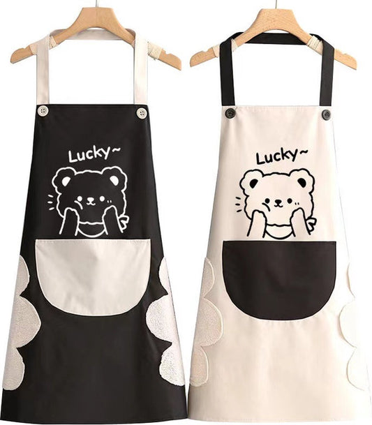Kitchen Apron - 2 Pieces - Professional Cooking Apron - For Ladies and Gentlemen - Hospitality Apron - Easily V1188-MS101-01349-1