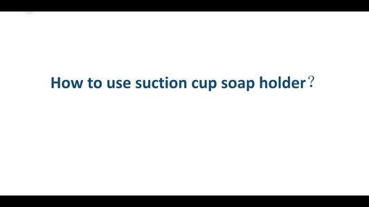 Soap Dish with Suction Cup - Soap Holder - Removable - Bathroom Accessories - 2 Layers - Hanging or Standing V1188-MS101-01350-1
