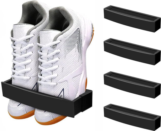 Hanging Shoe Rack for Door - Self-Adhesive Shoe Racks - 4 Pieces - Shoe Rack - Shoe Storage - Shoe Organizer V1188-MS101-01356-1