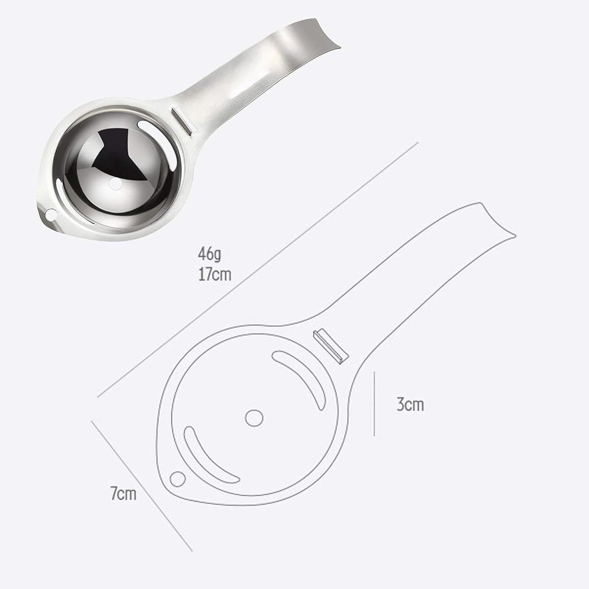 Professional Egg Separator - Egg Separator - Egg Separation - Egg Splitter - Egg Yolk Separator - Egg V1188-MS101-01358-1