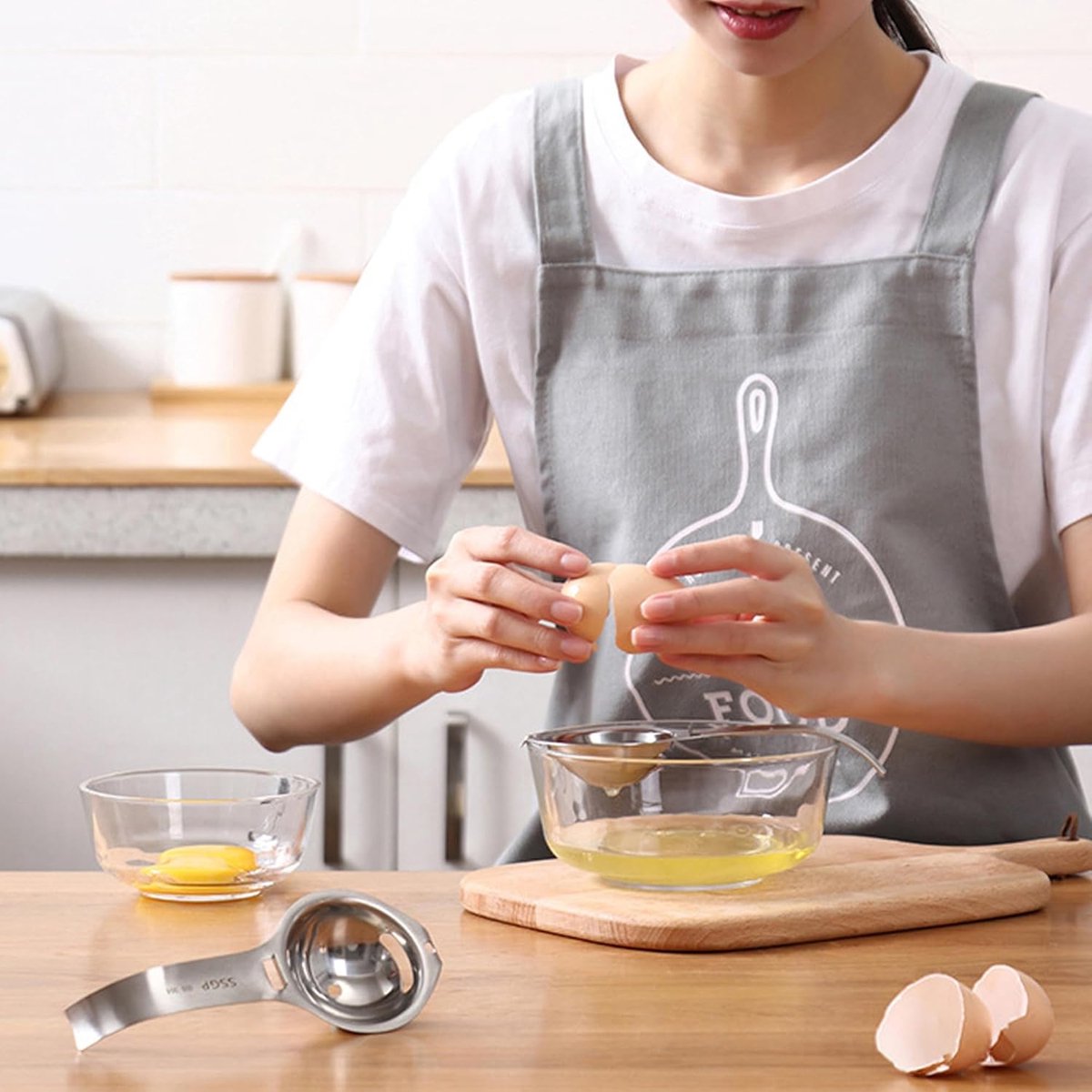 Professional Egg Separator - Egg Separator - Egg Separation - Egg Splitter - Egg Yolk Separator - Egg V1188-MS101-01358-1