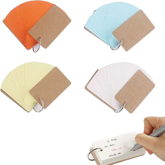 Index Cards - 4 Colors - Flashcards - Flashcards - Vocabulary Cards - Lined - Colorful Learning Cards - V1188-MS101-01375-1