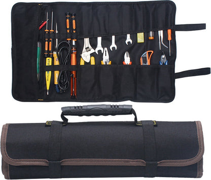 Roll-Up Case - Tool Bag - 600d Oxford Cloth - With Handle - Water-Resistant - Portable - Inner Pocket with V1188-MS101-01390-1
