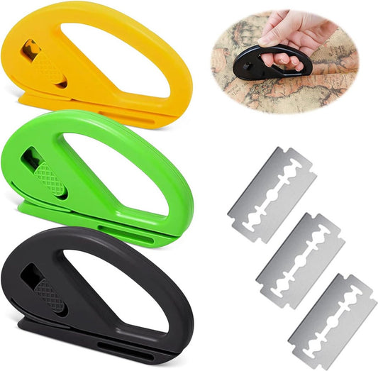 Wrapping Paper Cutter - 3 Pieces - Wrapping Paper Cutter - Wrapping Paper Roll Cutter Aid - Simple, Fast, and V1188-MS101-01391-1