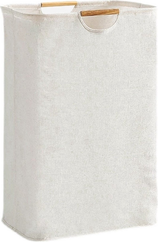 Cotton Laundry Basket - Laundry Bag - Laundry Basket - With Handles - 30x30x40cm - Durable - High Capacity - V1188-MS101-01409-1