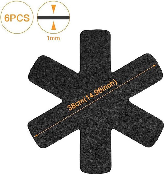 Pan Protectors - 6 Pieces - 38 Cm - Pan Protector - For Between Pans - Protection Set - Prevent Scratches on V1188-MS101-01415-1