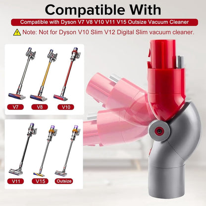 Quick Release Adapter Suitable For Dyson V7, V8, V10, V11 - Quick Release Short Distance Adapter - Angle V1188-MS101-01421-1
