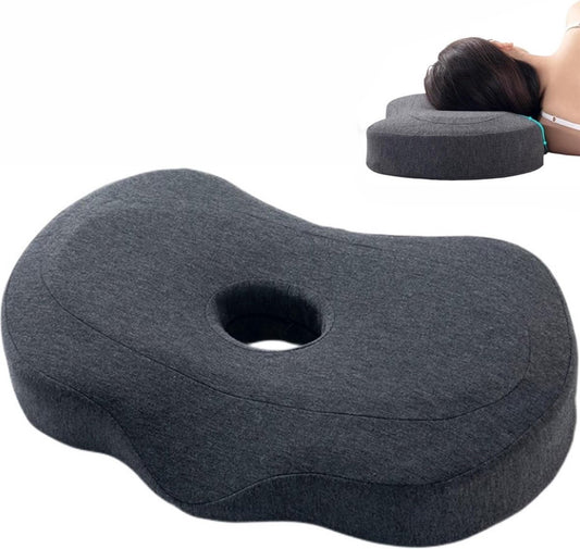 Piercing Pillow - Ear Piercing Pillow for Side Sleepers - Side Sleeping Pillow - Memory Foam Pillow - V1188-MS101-01429-1