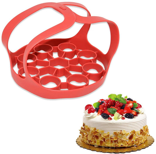 Silicone Steamer Basket (Foldable) - Rubber Baking Sling for Instant Pot 6 Qt / 8 Qt - BPA-Free - Heat V1188-MS101-01440-1