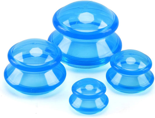 Cellulite cups - Cupping set of 4 pieces - Cupping cups - Full body - Cellulite Massage Device - Vacuum V1188-MS101-01443-1