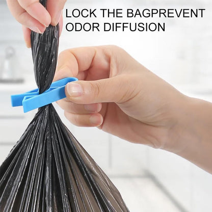 Trash Can Clips - 10 Pieces - Garbage Bag Grip - Garbage Bag Holder - Fixing Clips - Trash Can Fixation Clips V1188-MS101-01450-1