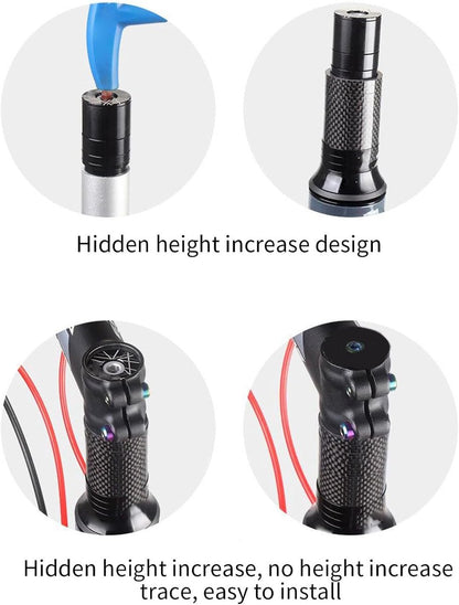 Stem Extender - Professional Stem Extender - Bicycle Handlebar Riser - Bicycle Handlebar Riser - Comfortable V1188-MS101-01454-1