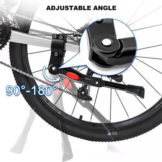 Single Adjustable Bicycle Kickstand - Suitable for 22'' to 17'' - Single Bicycle Stand - Side Stand - V1188-MS101-01459-1