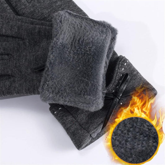 Thermal Gloves - Winter Sports - Thermal - Waterproof - Autumn - Winter Gloves Women's Thin Section Keep Warm V1188-MS101-01460-1