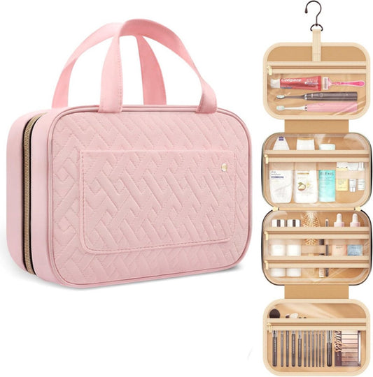 Toilet Bag With Hook - Hanging Toilet Bag - Women and Men - Water Resistant - Makeup Bag - Women's Beauty V1188-MS101-01465-1