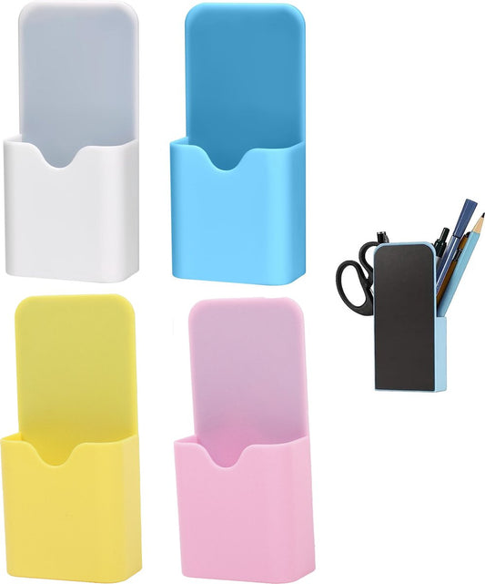 Magnetic Pen Tray - 4 Pieces - Magnetic Pencil Holders - Magnetic Tray - Whiteboard Pencil Holders - V1188-MS101-01471-1