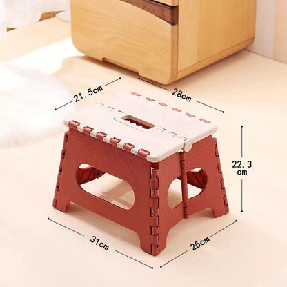 Stool - Small Stool - Step Stool Foldable - Foldable Stool - Foldable Step Stool - Up to 100 kg - 31x25 cm - V1188-MS101-01473-1