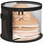 Hat Box - Hat Storage Box - Storage Box for Hats - Round Hat Boxes - 42x27.8 cm - Stackable Hat Organizer - V1188-MS101-01475-1