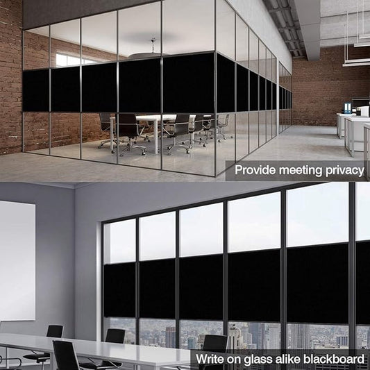 Blackout Window Film - Office/ Home/ Bathroom/ Bedroom/ Kitchen Blackout Window Film - Blackout Window V1188-MS101-01478-1