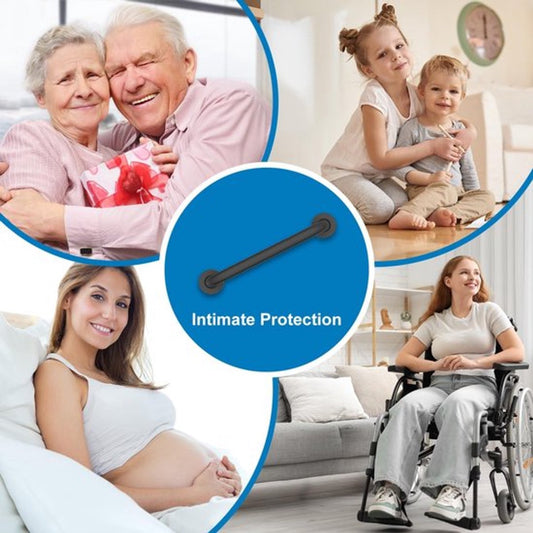 Wall Grab Bar - Extra Grip - Handle / Wall Grab Bar for Bathroom / Shower / Toilet - 40 Cm - Toilet Grab Bar V1188-MS101-01480-1