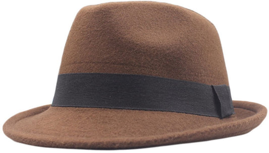 Hats - elegant jazz hat - warm Bucket Hat - Fedora hat - jazz cap - Sun hat - Accessories - Headwear - Hats - V1188-MS101-01487-1