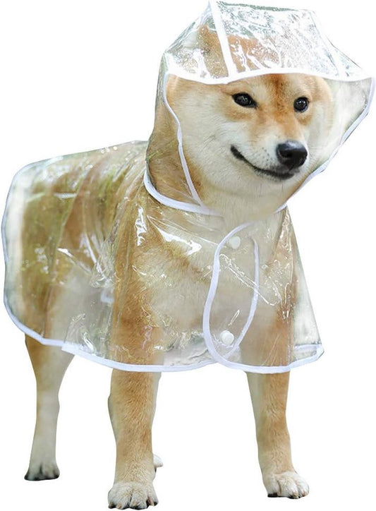 Dog Raincoat - Dog Raincoat - Dog Raincoat with Hood - Waterproof Raincoat - Comprehensive Protection - V1188-MS101-01509-1