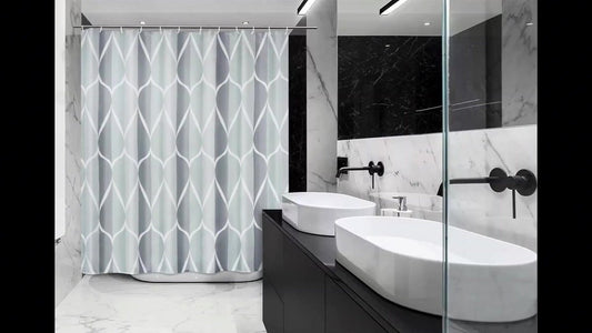 Anti-Mold Shower Curtain - Shower Curtain - Waterproof - 120x180 Cm - Waterproof Washable Anti-Mold Polyester V1188-MS101-01525-1