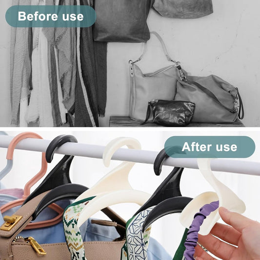 Bag Hanger - 10 Pieces - Bag Hangers - Hanging Hooks - Handbag Hook For Wardrobe - Hangers - Handbag - V1188-MS101-01531-1