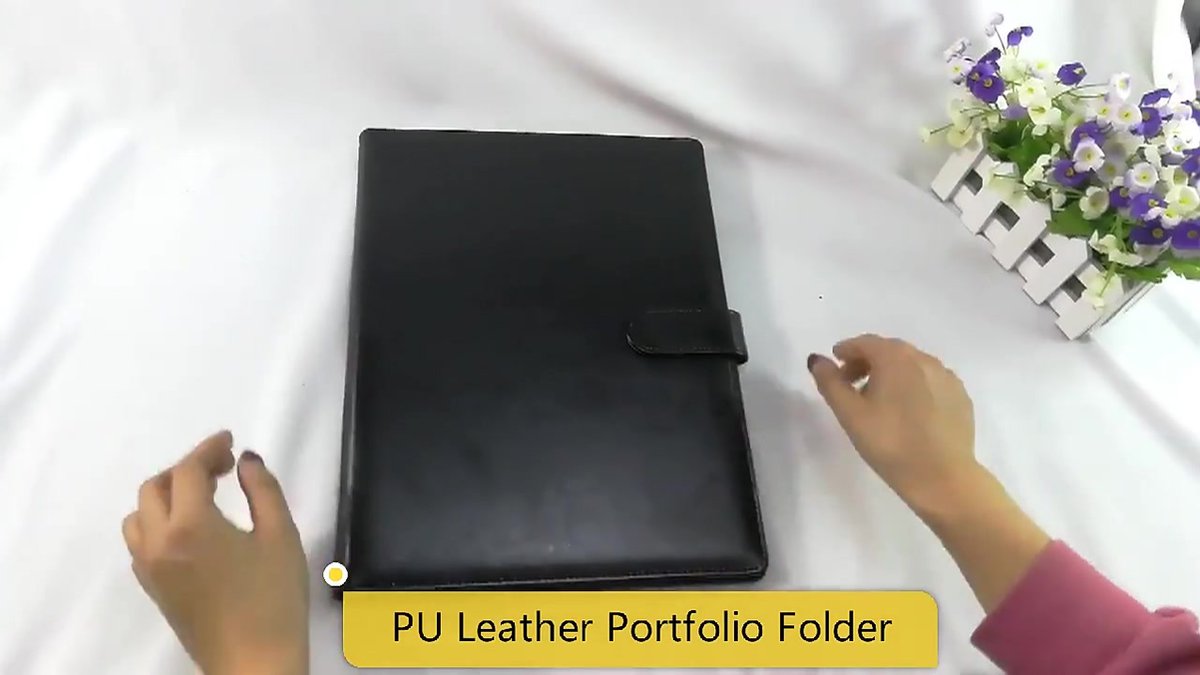 A4 Writing Folder - Conference Folder - Writing Pad - Eco Leather - Documentation Folder - Work Folder - V1188-MS101-01535-1
