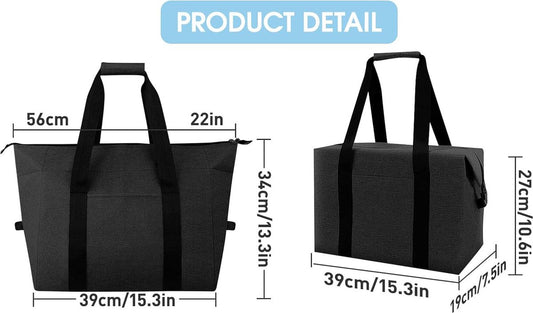 Cooler Bags - Lunch Bag - Foldable Cooler Bag - 20 L - 30x27x19 Cm - Insulation - 300D Oxford Cloth - Handle V1188-MS101-01544-1