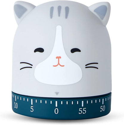 Kitchen Timer - Creative Cat Shape Digital Timer - High Quality Egg Timer - Portable BBQ Timer - V1188-MS101-01549-1