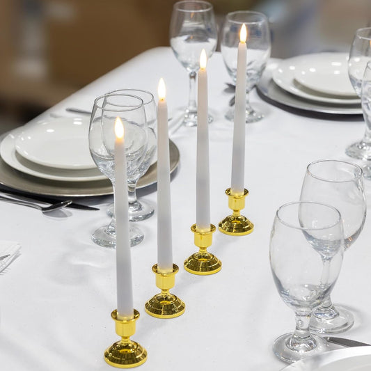 Candles - 6-piece - LED - candle - Halloween - Tea lights - Wax lights - with Remote Control - Moving Flame - V1188-MS101-01565-1