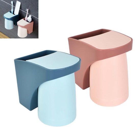 Toothbrush Holder - Toothbrush Box - Wall Mounted - Bathroom Organizer - Toothbrush Organizer - Toothbrush V1188-MS101-01574-1