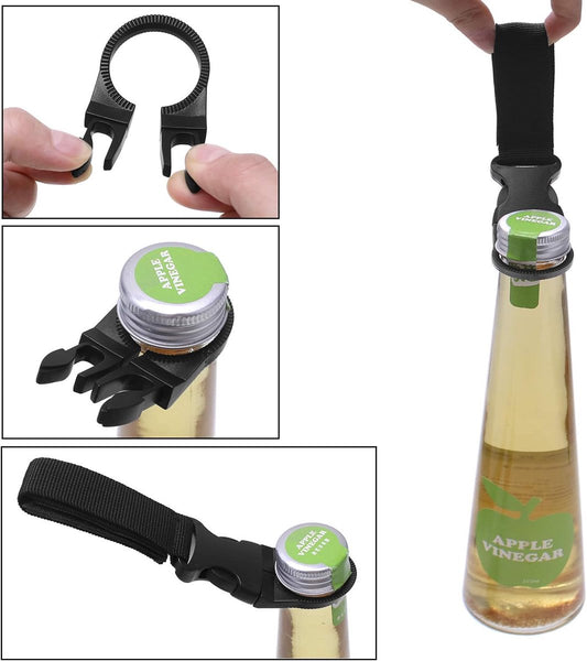 Bottle Hanger - 3 Pieces - 27mm - Universal Bottle Holder - Water Bottle Holder - Belt Holder - Waist Bottle V1188-MS101-01575-1
