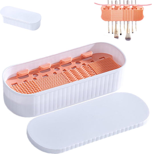 Brush Cleansing - Make-Up Brush Cleaner - Make-Up Brush Cleaner - Cleaner Tools - Cleaning Mat - Dryer - V1188-MS101-01584-1