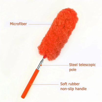 Telescopic Feather Duster - 5-Piece Cleaning Set - Feather Duster Extendable Up to 85 Cm - Cobweb Brush with V1188-MS101-01592-1