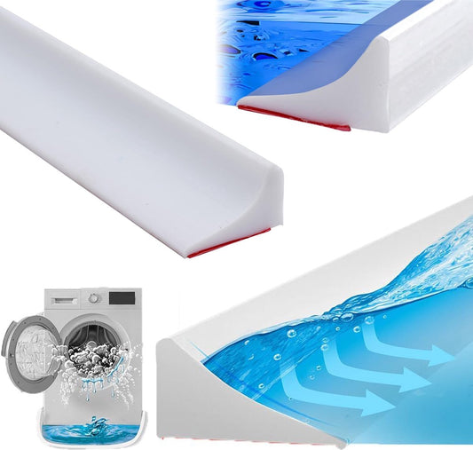 Water Threshold 200cm White - Shower Thresholds - Self-Adhesive Shower Water Barrier - Compact - Sanitary V1188-MS101-01597-1