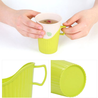 Cup Holders - 20 Pieces - Cup Holder - Burn Resistant - Heat Resistant Cup Cover Holder - Plastic - Stackable V1188-MS101-01609-1